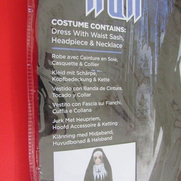 Demon Nun Costume Womens Small Karnival Costumes Halloween Spooky Creepy Goth - Picture 4 of 9